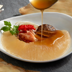 Braised Superior Shark’s Fin With Crabmeat And Crab Roe