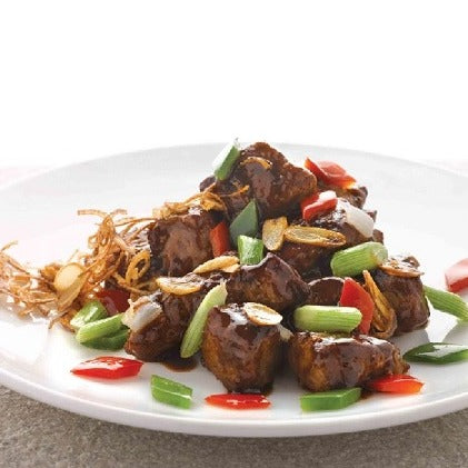 (CNY) Pan-Fried Diced Beef Of Tenderloin With Black Pepper Sauce