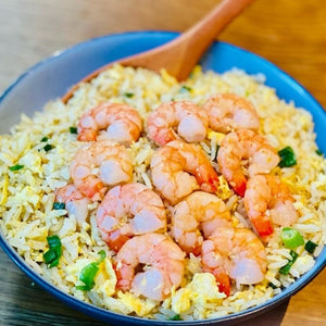Fried Rice With Prawns And Egg