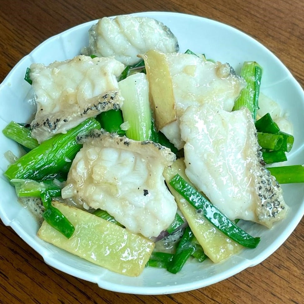 (CNY) Wok-fried Grouper Fillet With Ginger And Spring Onion