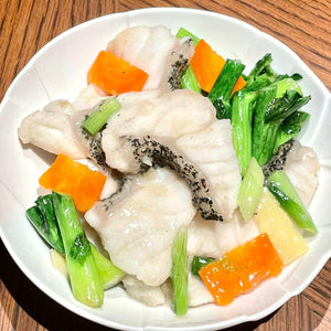 (CNY) Wok-Fried Grouper Fillet With Hong Kong Kailan
