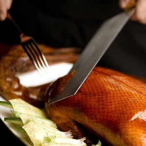Roasted Peking Duck With Pancake, Spring Onion, Cucumber And Sweet Sauce (Whole)