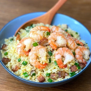 (CNY) Yang Zhou Fried Rice With Char Siew And Shrimps