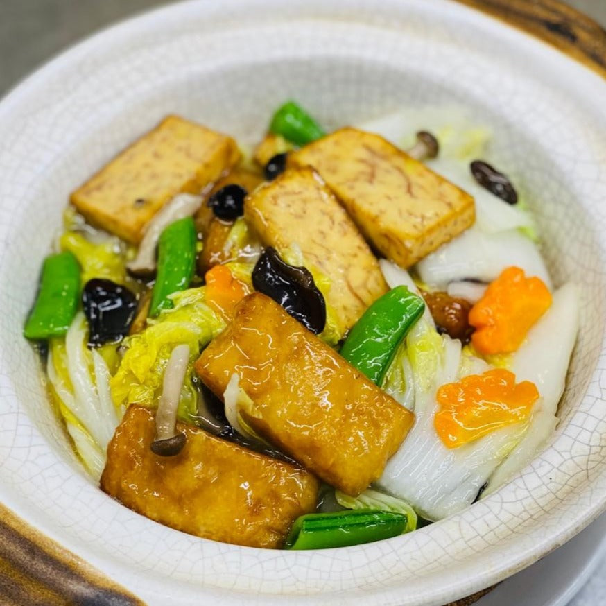Mixed Vegetables With  Yam And Beancurd Sheet