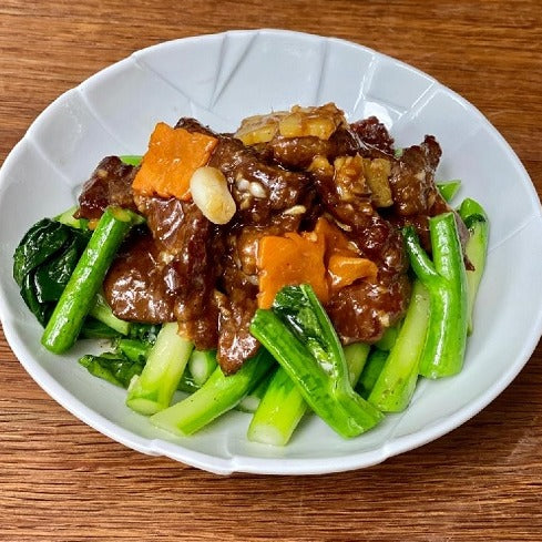(CNY) Stir-Fried Sliced Of Beef With Kai Lan